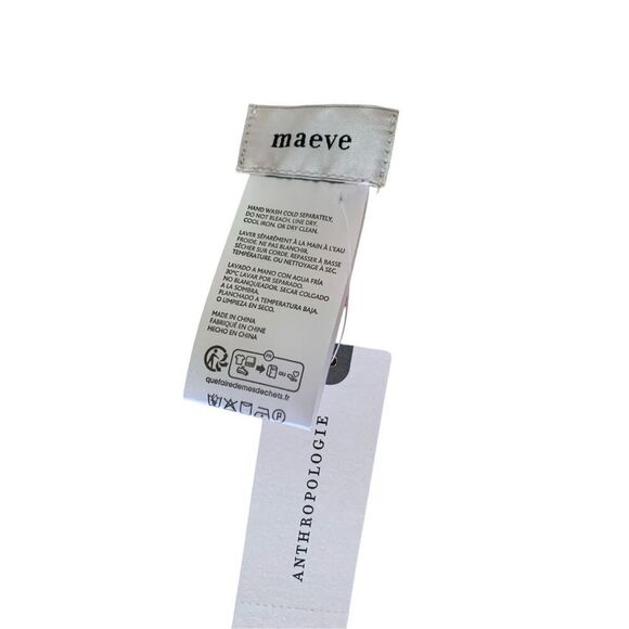 Anthropologie Maeve Pink Yellow Plaid Wool Scarf, New with Tags - Picture 3 of 4